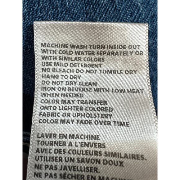 L'AGENCE JEANS WOMENS SIZE 29 RUTH HIGH RISE STRAIGHT RAW HEM STOCKTON BLUE NEW - Picture 13 of 14